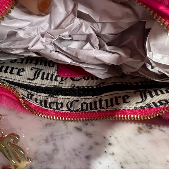 Juicy Couture Pink Flash Semi-Charmed Coho crossbody bag/purse - Picture 8 of 10